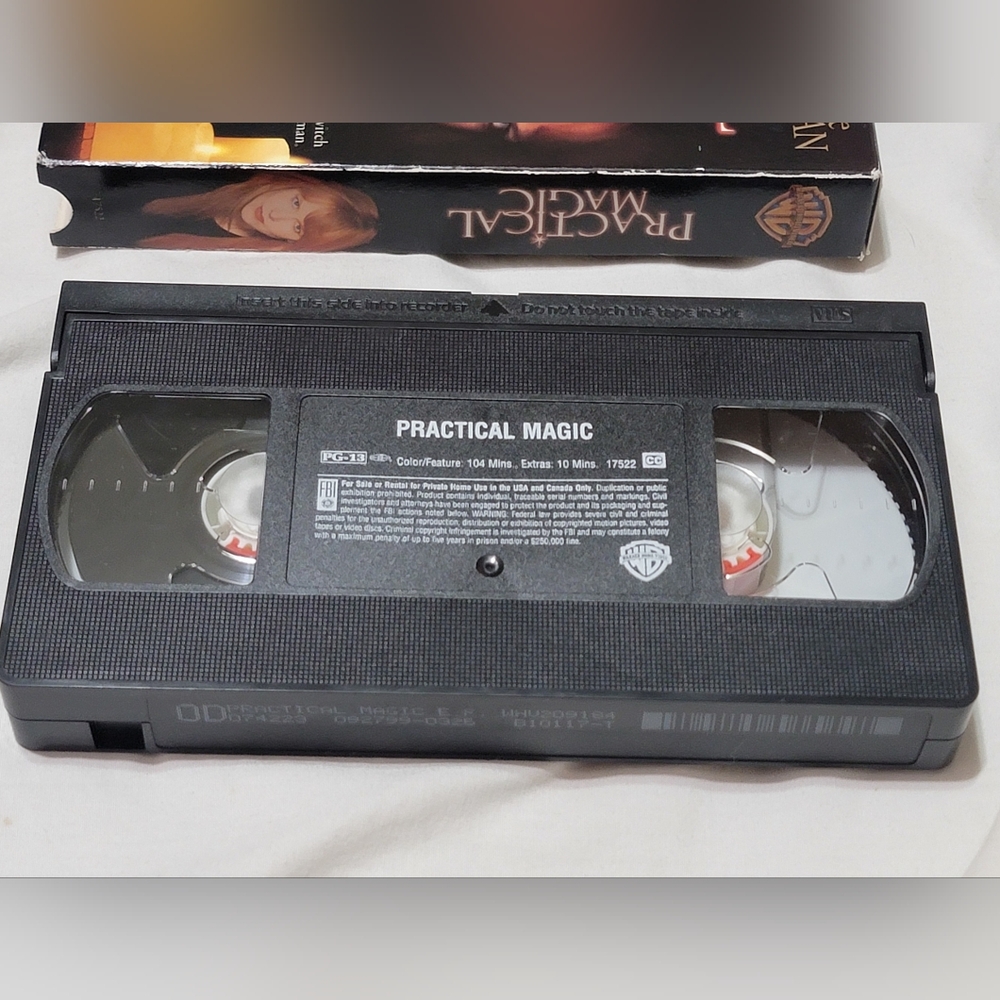 Practical Magic Vintage VHS Tape (1999) - Picture 3 of 4